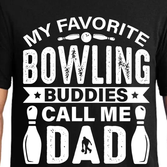 Funny Bowling Dad Bowling Lover Bowling Gift Fathers Day Pajama Set