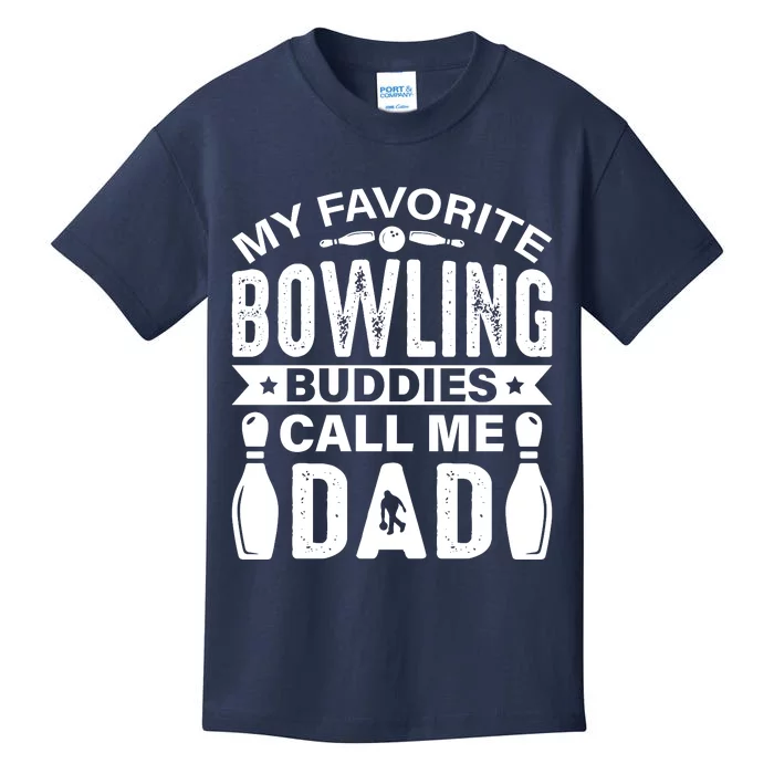 Funny Bowling Dad Bowling Lover Bowling Gift Fathers Day Kids T-Shirt