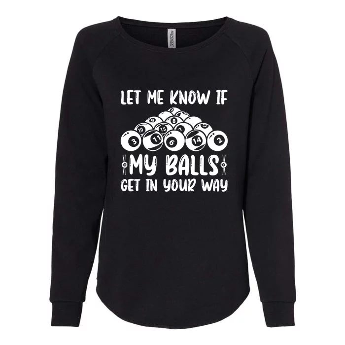 Funny Billiards Design For Men Women Billiard Pool Balls Player Gift For Father's Day Womens California Wash Sweatshirt