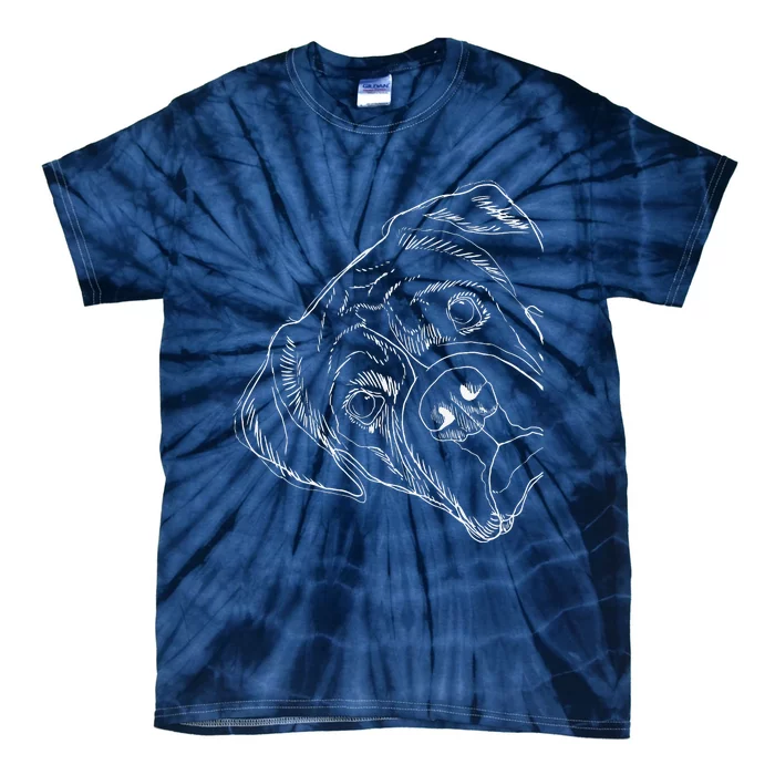 Funny Boxer Dog Tie-Dye T-Shirt