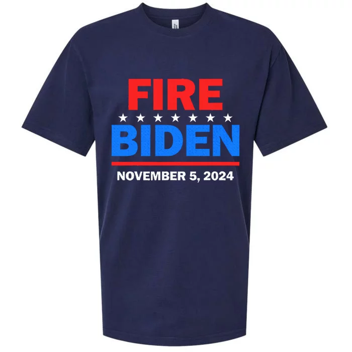 Fire Biden Elect Trump President 2024 Republican Patriot Sueded Cloud Jersey T-Shirt