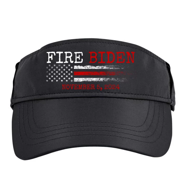 Fire Biden Elect Trump President 2024 Republican Patriot Adult Drive Performance Visor