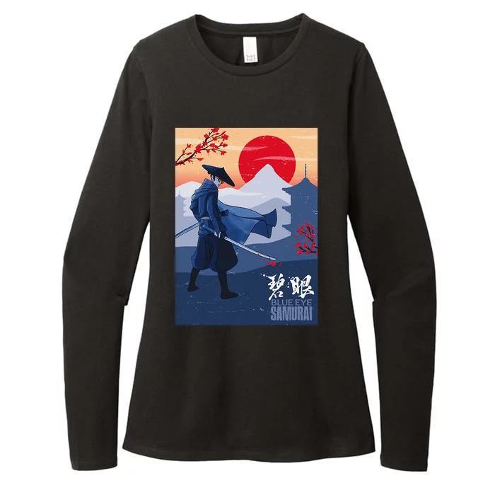 Funny Blue Eye Samurai Mizu Womens CVC Long Sleeve Shirt