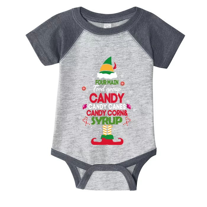 Funny Buddy Elf Christmas Cheer Infant Baby Jersey Bodysuit