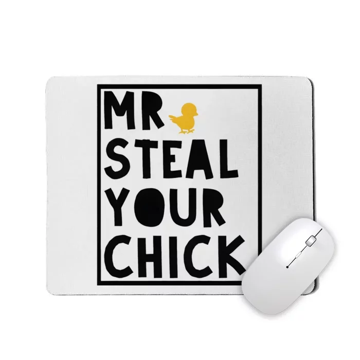 Funny Boy Easter Mr Steal Your Chick Mousepad