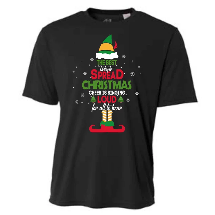 Best Way To Spread Christmas Cheer Cooling Performance Crew T-Shirt