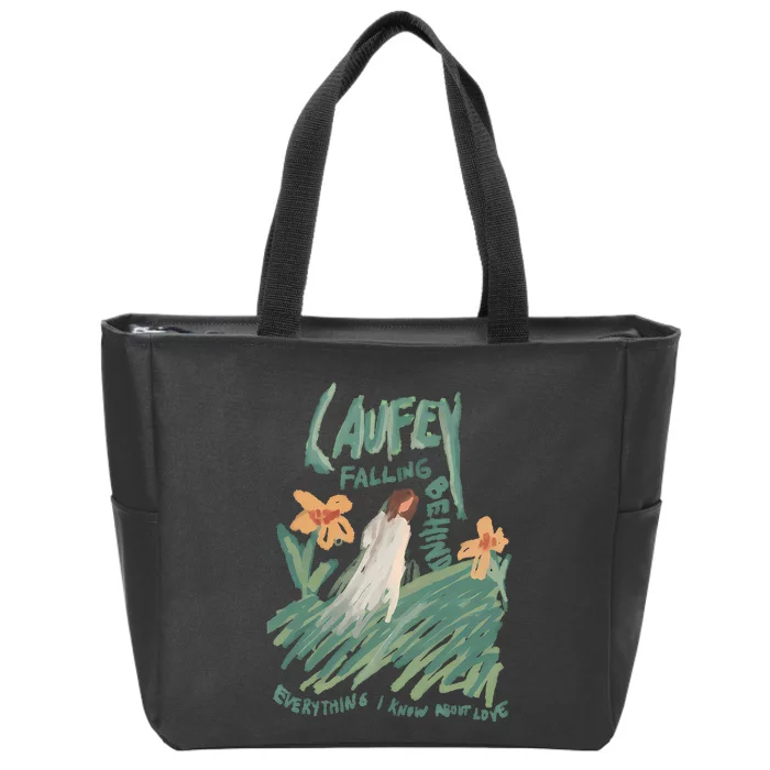 Falling Behind Everything I Know About Love Laufey Zip Tote Bag