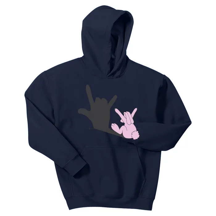 Funny Bunny Easter Day Kids Hoodie