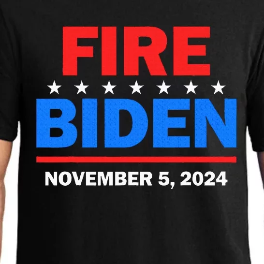 Fire Biden Elect Trump President 2024 Republican Patriot Pajama Set