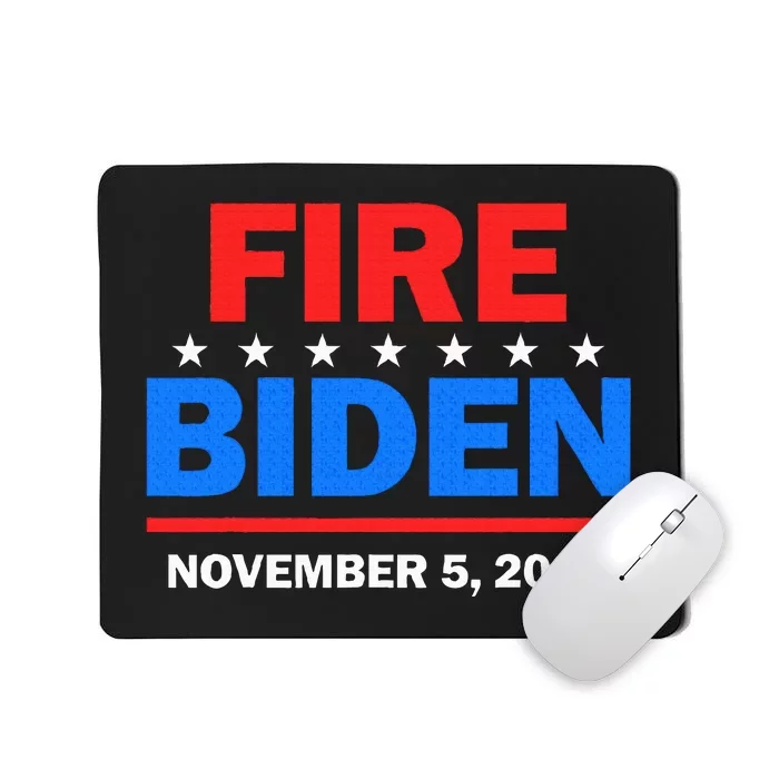 Fire Biden Elect Trump President 2024 Republican Patriot Mousepad