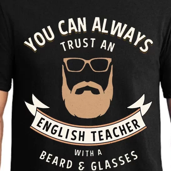 Funny Bearded English Teacher Pajama Set