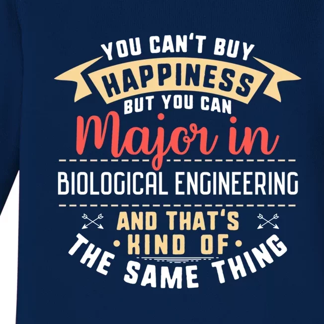 Funny Biological Engineering Major Studengift Graduation Gift Baby Long Sleeve Bodysuit