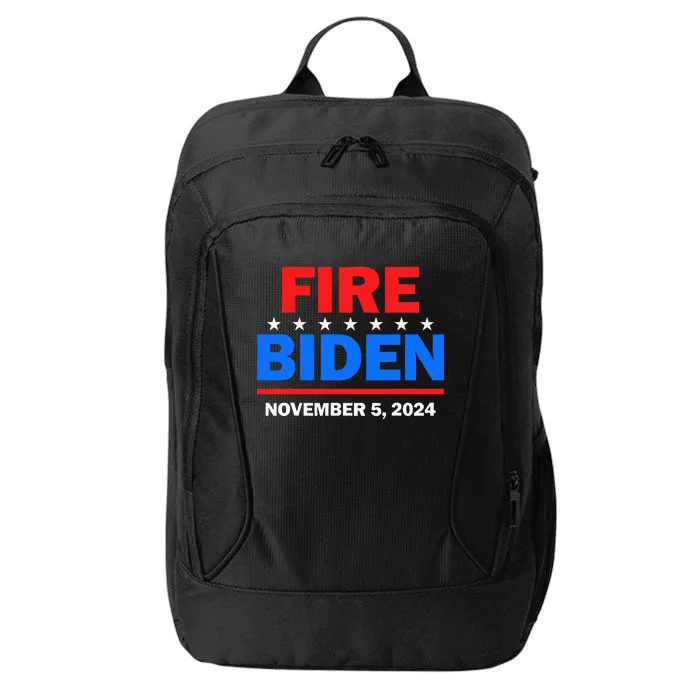 Fire Biden Elect Trump President 2024 Republican Patriot City Backpack