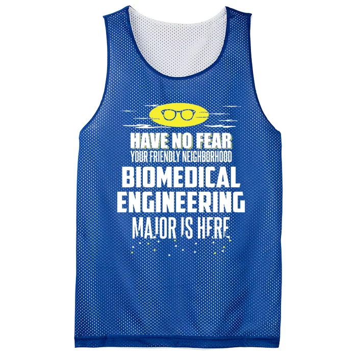 Funny Biomedical Engineering Major Design Have No Fear Gift Mesh Reversible Basketball Jersey Tank