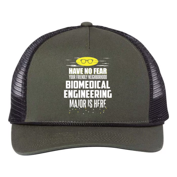 Funny Biomedical Engineering Major Design Have No Fear Gift Retro Rope Trucker Hat Cap