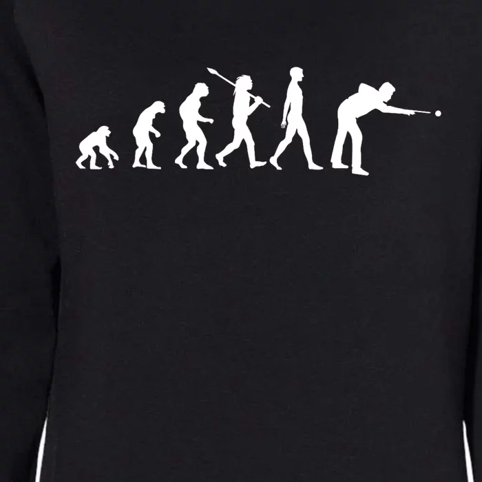 Funny Billiard Evolution Pool Billiard Gift Ideas Womens California Wash Sweatshirt