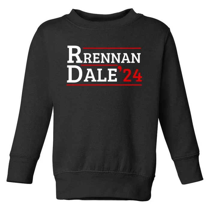 Funny Brennan Election Dale 2024 Prestige Worldwide Support Toddler Sweatshirt