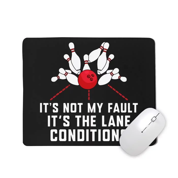 Funny Bowling For Men Women Bowler Team Bowling Lane Spare Mousepad