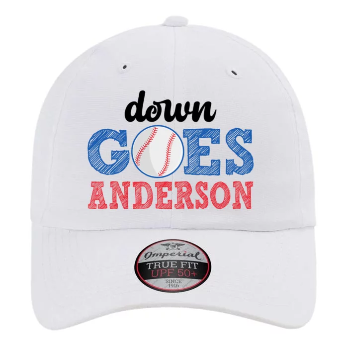 Funny Baseball Fight Down Goes Anderson The Original Performance Cap