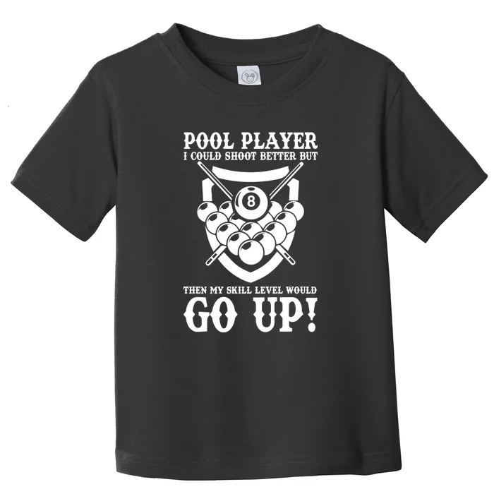 Funny Billiards For Dad Grandpa Gift For Father's Day Toddler T-Shirt