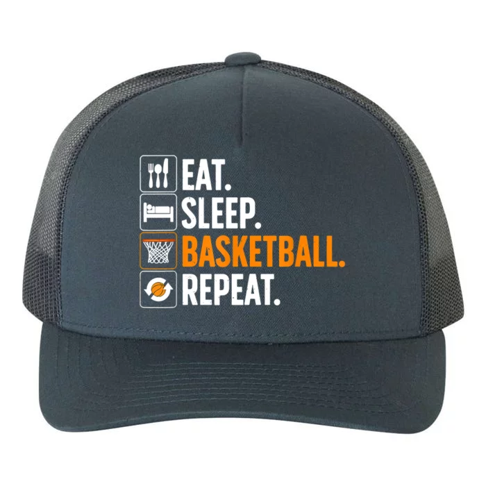 Funny Basketball For Men Women Team Sport Basketball Player Yupoong Adult 5-Panel Trucker Hat