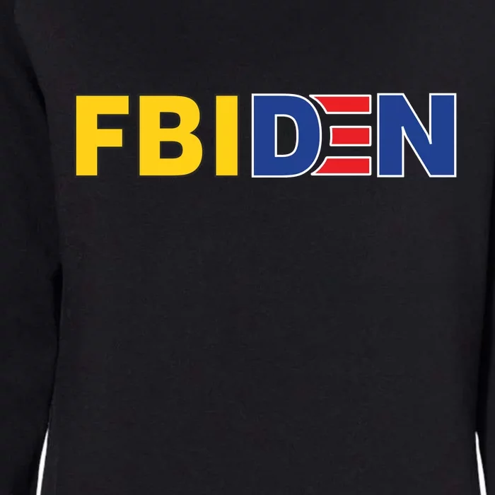 F Biden FBI Fbiden Funny Womens California Wash Sweatshirt