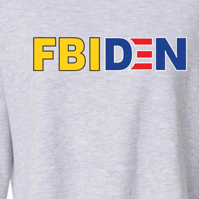 F Biden FBI Fbiden Funny Cropped Pullover Crew