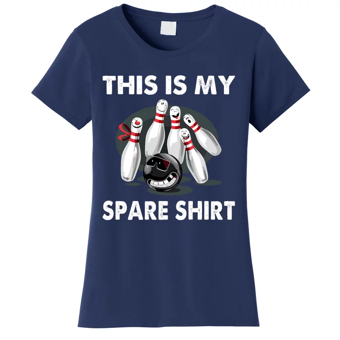 Funny Bowling For Boy & Girl Spare Women's T-Shirt