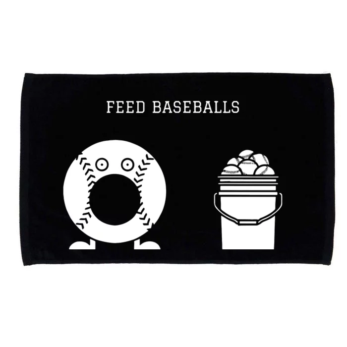 Feed Baseballs Microfiber Hand Towel