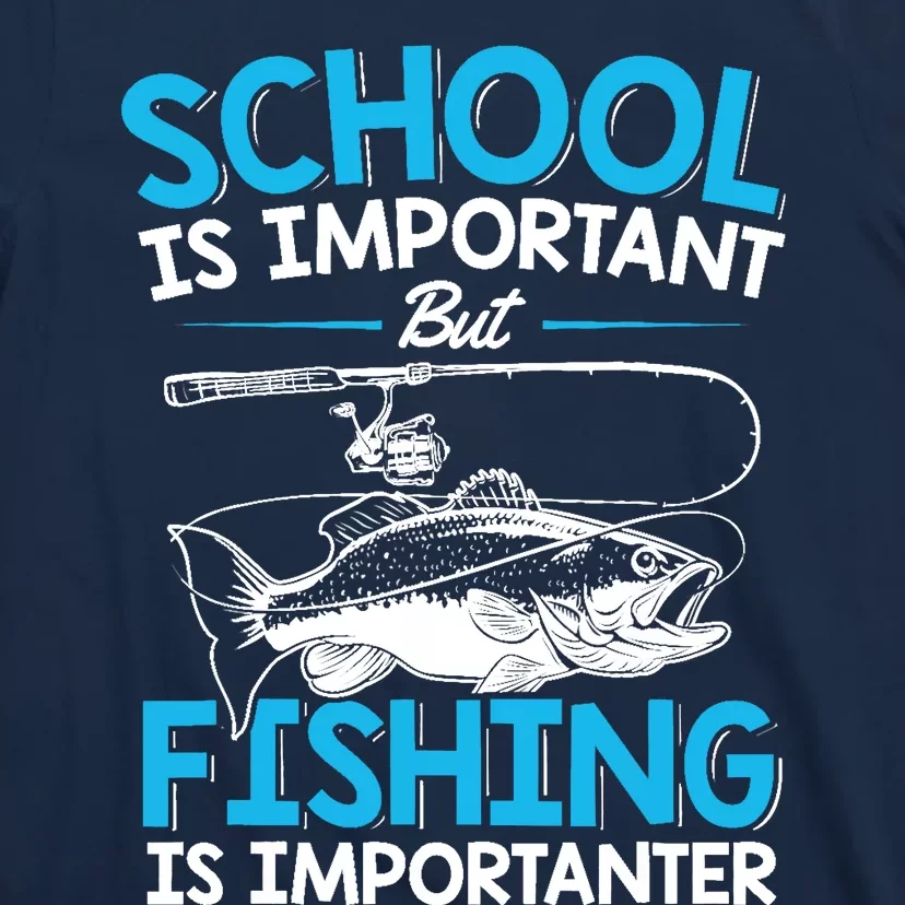 Fishing Boy Fish Lover Teen Boy Fishing T-Shirt