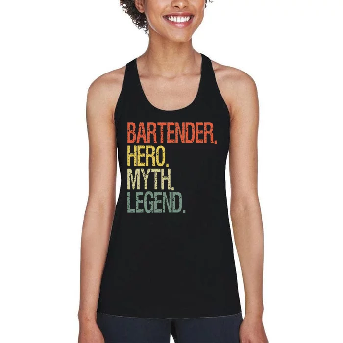 Funny bartender Women's Racerback Tank