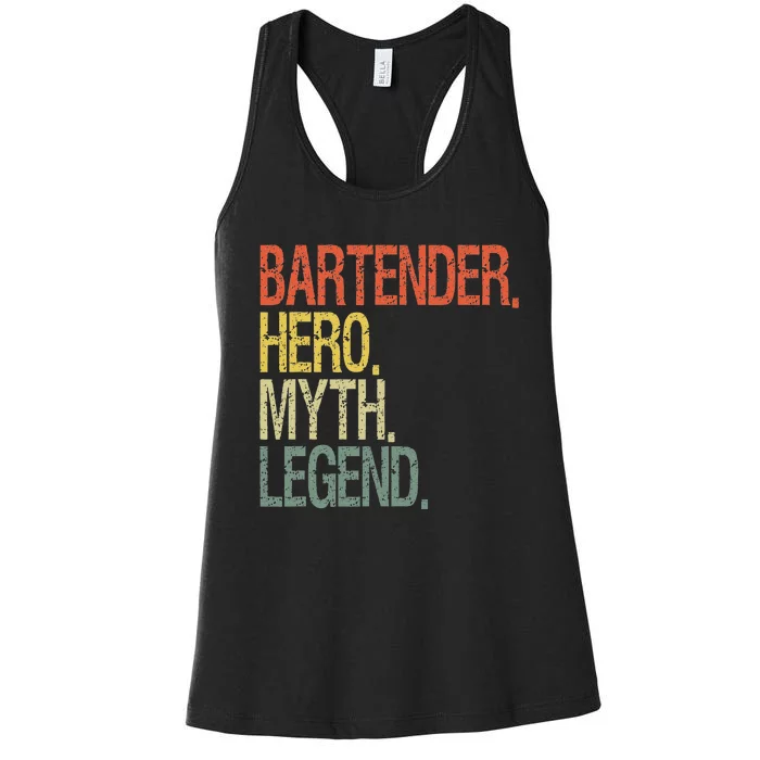 Funny bartender Women's Racerback Tank