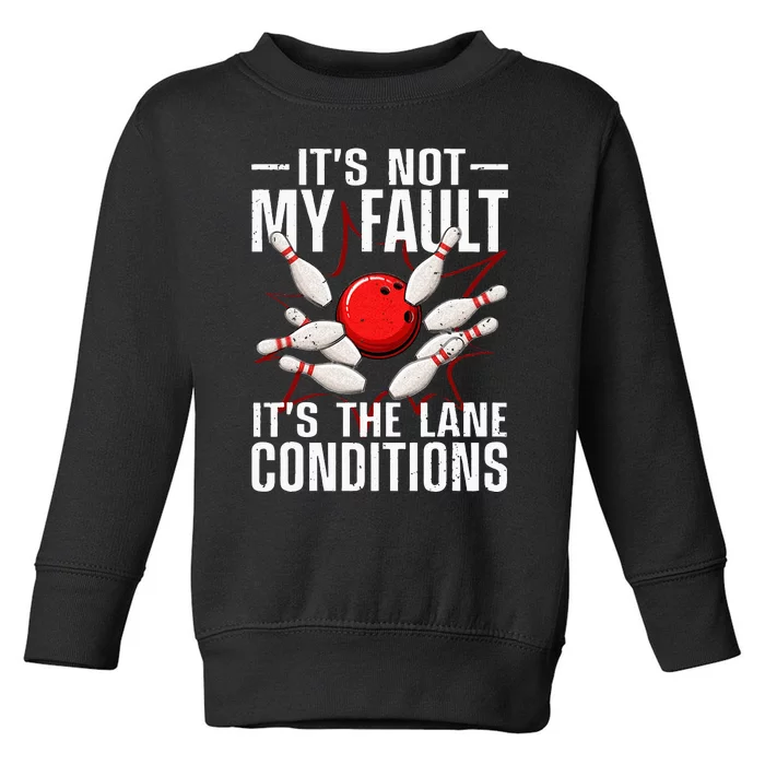 Funny Bowling For Men Women Bowler Team Bowling Lane Spare Toddler Sweatshirt