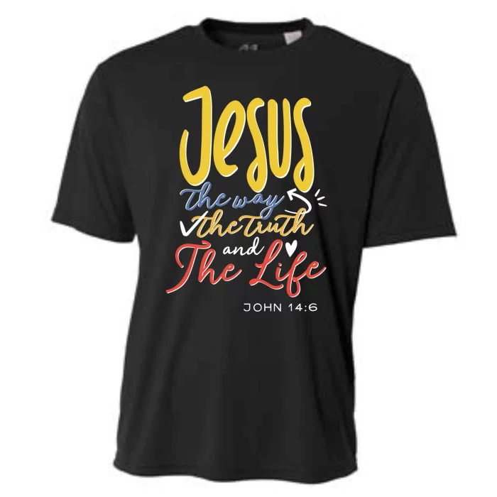 Faith Believer Funny Gift Cooling Performance Crew T-Shirt