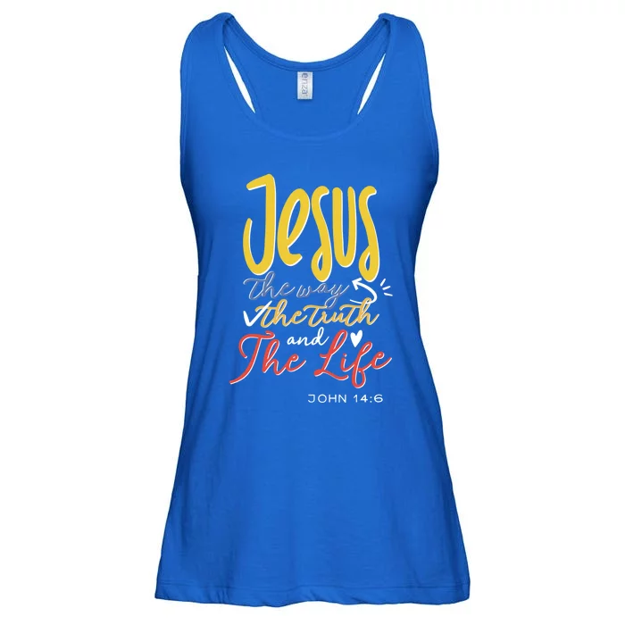 Faith Believer Funny Gift Ladies Essential Flowy Tank