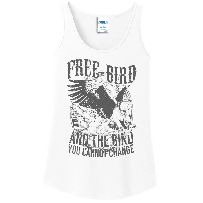 Free Bird Fiery Gift For Music Lovers Ladies Essential Tank