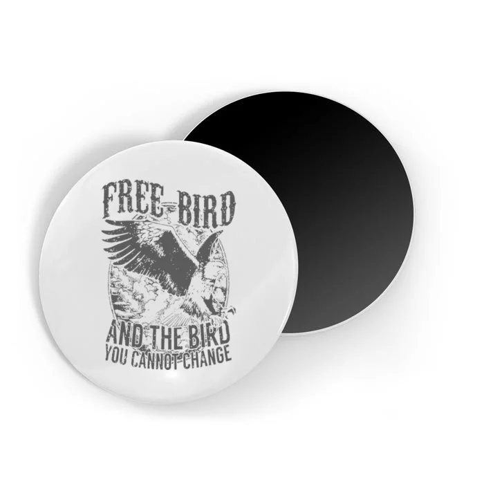 Free Bird Fiery Gift For Music Lovers Magnet