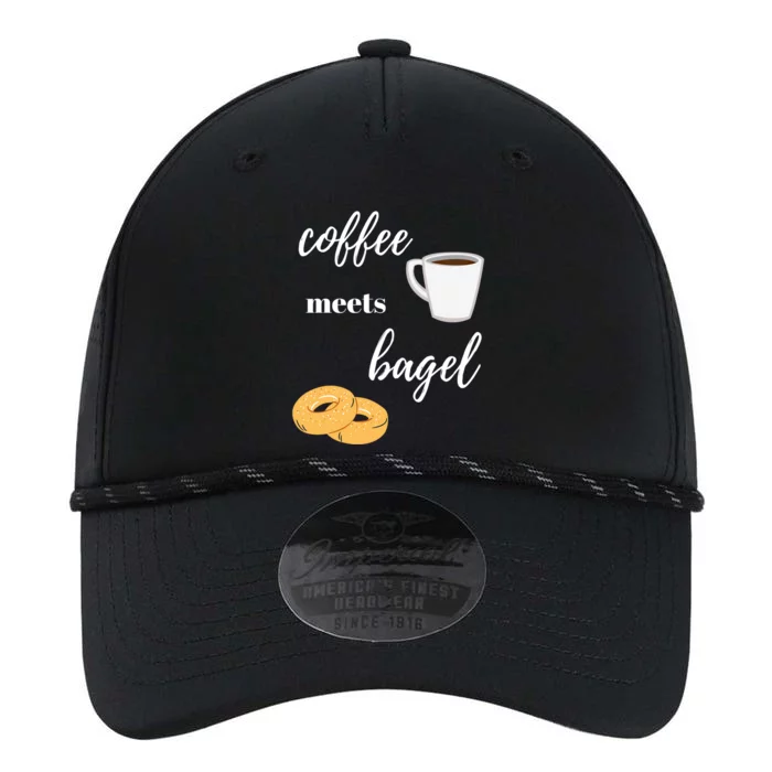 Funny Breakfast Food Lover Coffee Meets Bagels Foodie Gift Performance The Dyno Cap