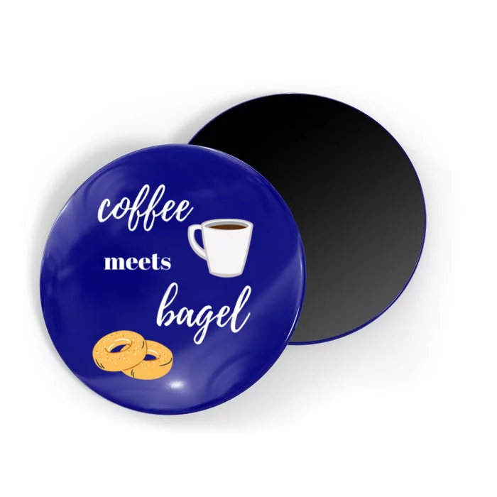 Funny Breakfast Food Lover Coffee Meets Bagels Foodie Gift Magnet