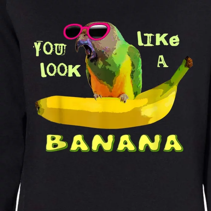 Funny Banana Womens California Wash Sweatshirt