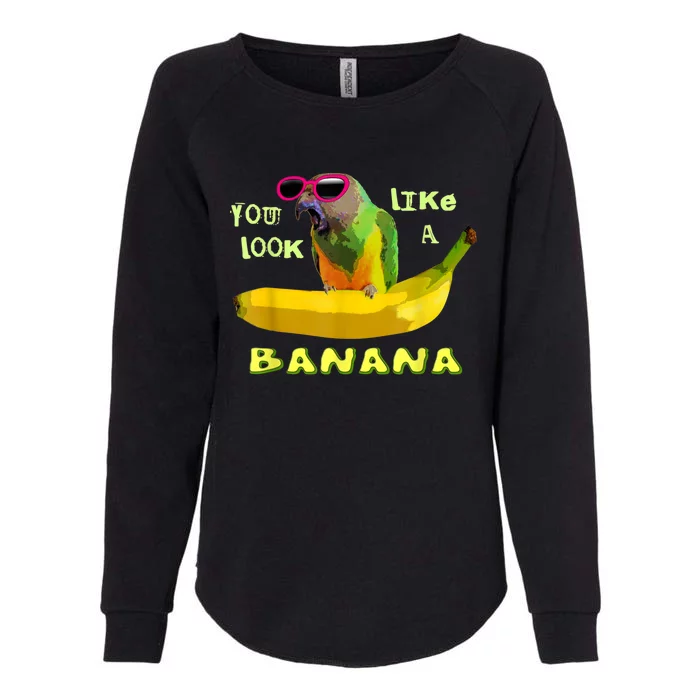 Funny Banana Womens California Wash Sweatshirt