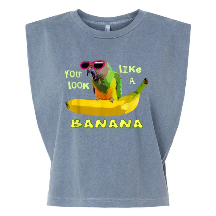 Funny Banana Garment-Dyed Women's Muscle Tee