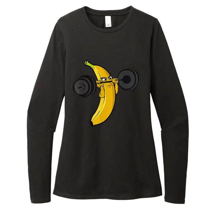 Fitness Banana Womens CVC Long Sleeve Shirt