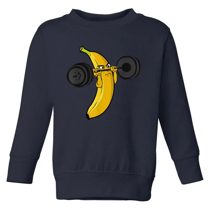 Fitness Banana Toddler Sweatshirt