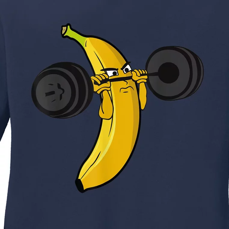 Fitness Banana Ladies Long Sleeve Shirt