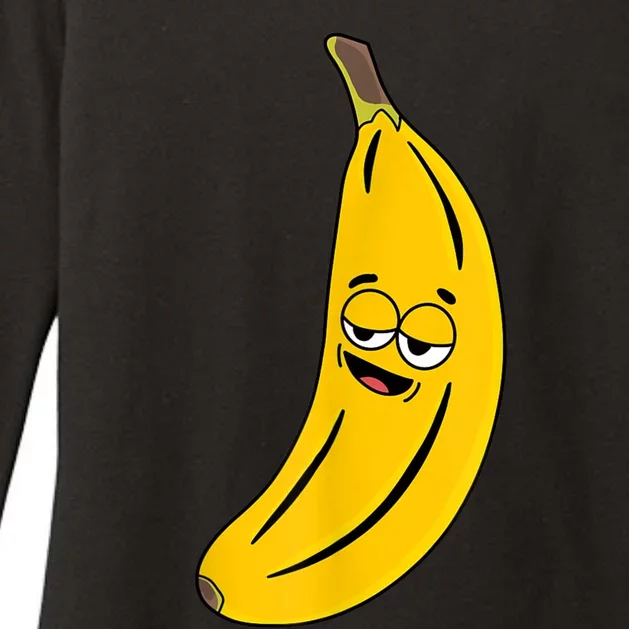 Funny Banana Womens CVC Long Sleeve Shirt