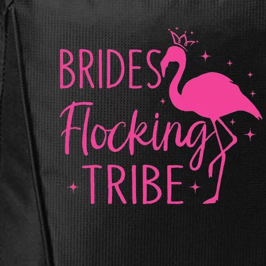 Flamingo Brides Flocking Tribe Funny Pink Bird Lovers City Backpack