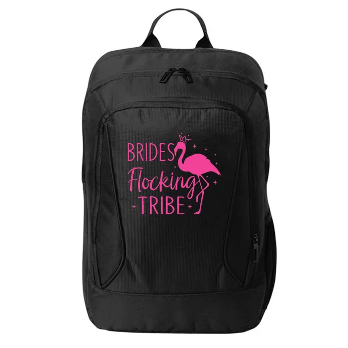 Flamingo Brides Flocking Tribe Funny Pink Bird Lovers City Backpack