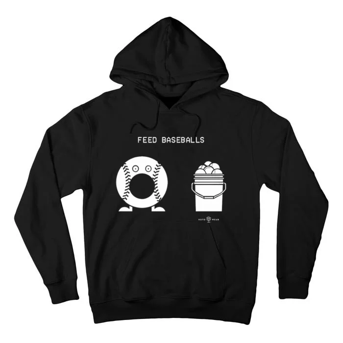 Feed Baseballs Tall Hoodie