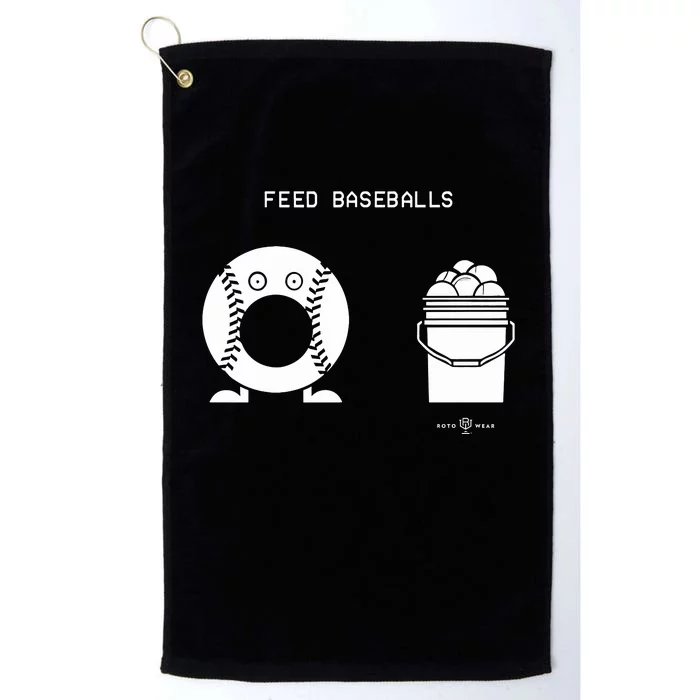 Feed Baseballs Platinum Collection Golf Towel